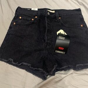 Levi's ribcage black shorts - size 31 - NWT